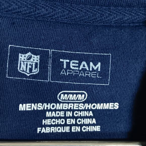 NFL New England Patriots Super Bowl LIII Hoodie Blue Men's Medium Long Sleeve - Picture 7 of 9